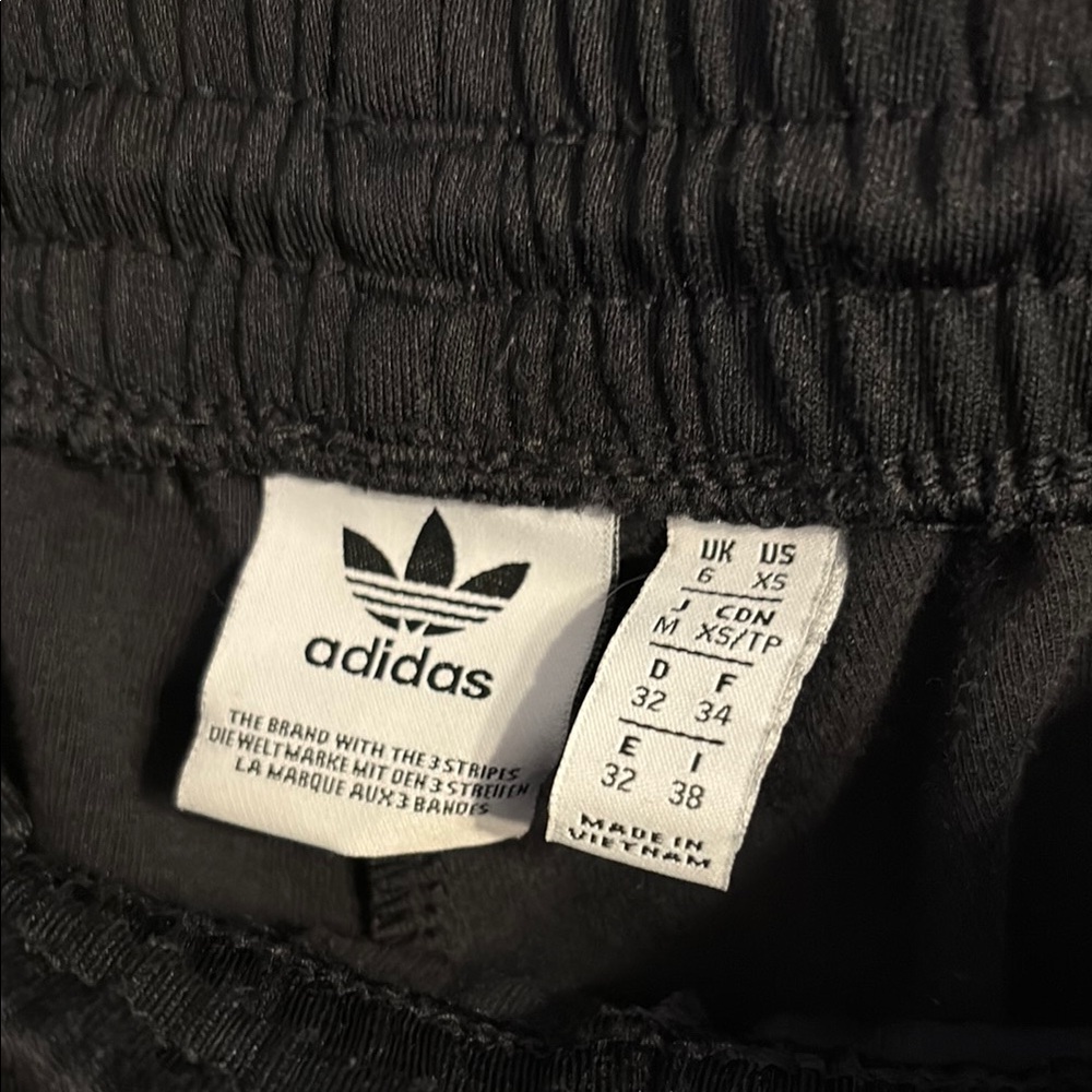 Adidas Kids Black Track Pants - Picture 2 of 3